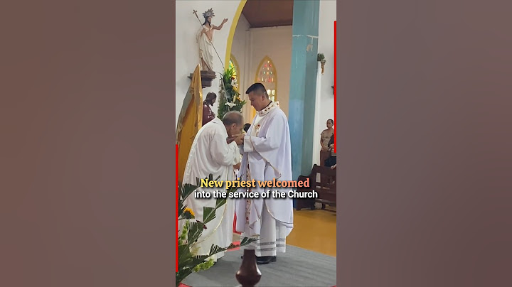 A new priest is welcomed with joy into the service of the Church #priest #bishop #father #reverend