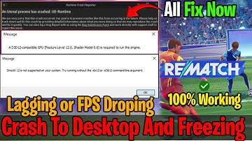 How To Fix “DirectX 12 Is Not Supported” Error in Rematch (2025 Guide) |Crash To Desktop