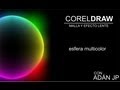 CorelDRAW, Herramienta MALLA, esfera multicolor exclusivo de @ADNDC @adanjp