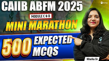 CAIIB ABFM Marathon Class June 2025 | CAIIB ABFM Module C & D Important Topics & Questions | EduTap