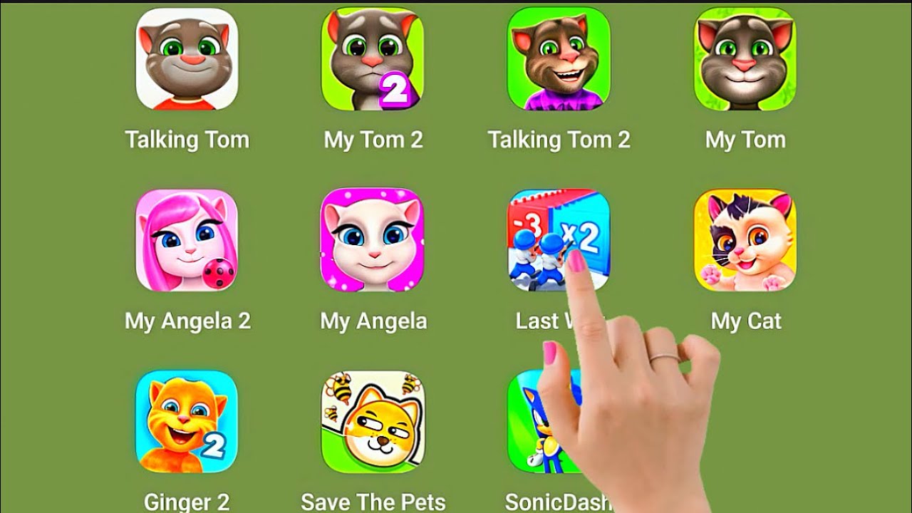 Which one do you like? Talking tom, My Angela, My Cat, Last War, Ginger🩵 