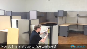 How to Install a Worksurface Cantilever
