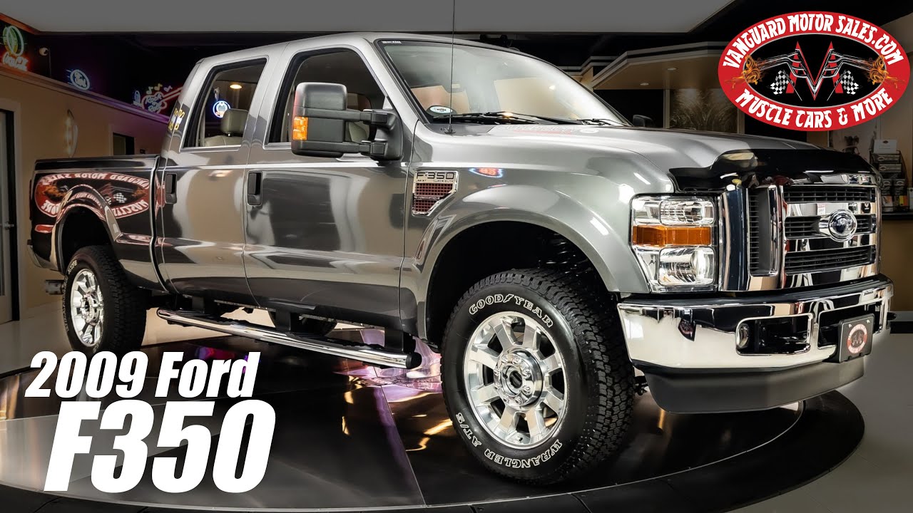 2009 Ford F350 Super Duty Crew Cab Lariat Pickup 4X4 For Sale Vanguard Motor Sales #4333
