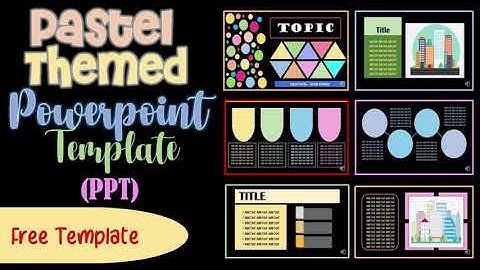 AESTHETIC PASTEL THEMED POWERPOINT (PPT#4) | ANIMATED SLIDES | FREE TEMPLATE | WITH TUTORIAL