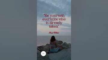 "Embrace Your Uniqueness: Be Yourself, Stand Out from the Crowd"  @InspirationQuoteOasis