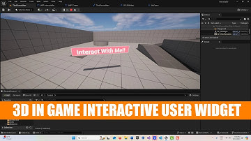 Create a 3D In-Game Interactive User Widget in Unreal Engine 5.4