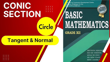 Circle Chapter 12 NEB | Part 10 |Ex 8.1-6(a), 6(b),6(c)|  How to apply condition of tangency ?
