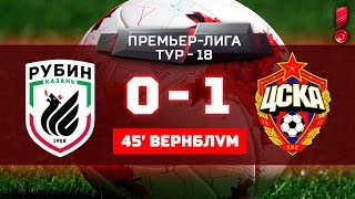 26.11.2017г. Рубин - ЦСКА - 0:1. Гол Понтуса Вернблума