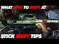 Stick shift driving tips manual transmission