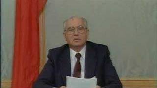 Gorbatchovs Abdankung / горбачёв идёт в отставку 1991