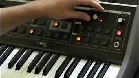 Jordan Rudess Little Phatty Demo 06 - Moog Bass