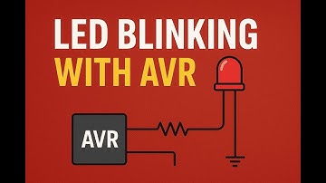 LED Blinking with AVR microcontroller