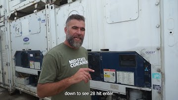 Change Refrigerated Container Temperature Settings From Celsius to Fahrenheit | Midstate Containers