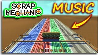 Scrap Mechanic - ГИГАНТСКАЯ МУЗЫКАЛЬНАЯ ШКАТУЛКА!!! CRASH TEST