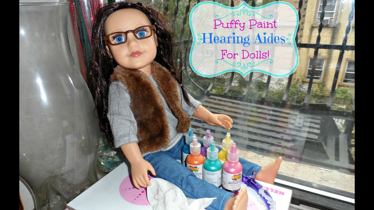 DIY Puffy Paint Hearing Aides Tutorial YouTube