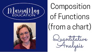Quantitative Analysis Composition of Functions from a chart