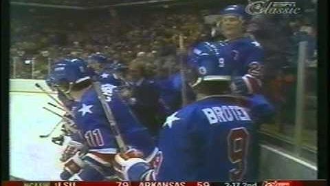 US wins Olympic Ice Hockey Gold Medal 1980