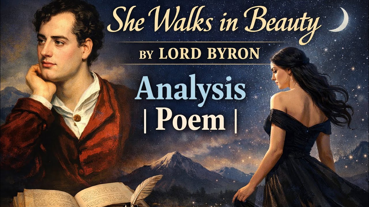She Walks in Beauty by Lord Byron | Analysis | poem |