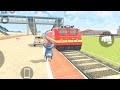 Oggy VS Train Race Challenge | Funny Indian Simulator #indiangaming #simulatorgames