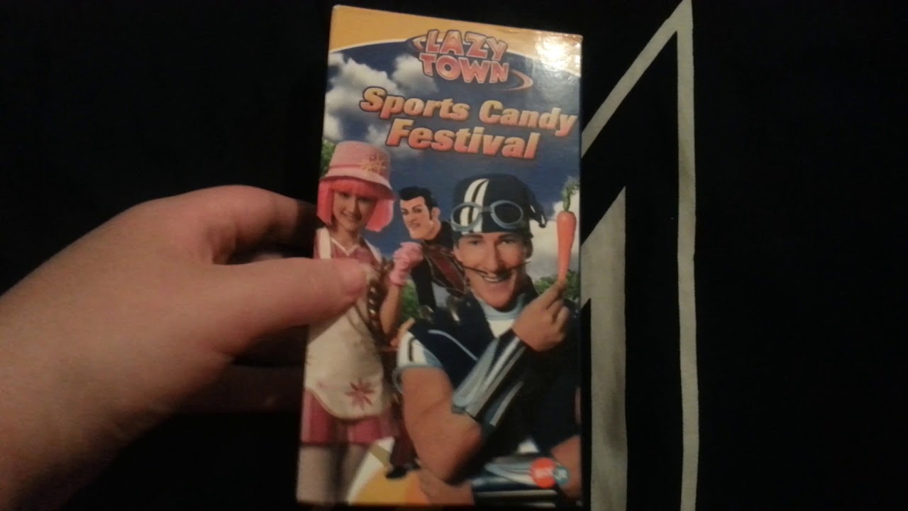 Lazytown Sports Candy Festival VHS Review YouTube