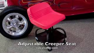 Heavy Duty Adjustable Garage Creeper Seat #hras