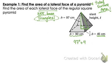 Target 5.1b - Surface Area of Pyramids