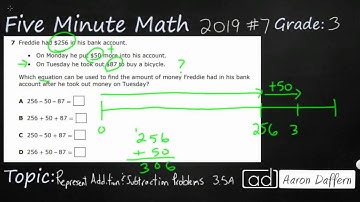 3rd Grade STAAR Practice Representing Addition and Subtraction Problems (3.5A - #7)