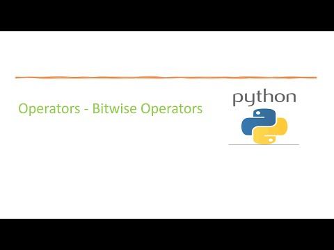 Basic Python 14: Python Operators -  Bitwise operators