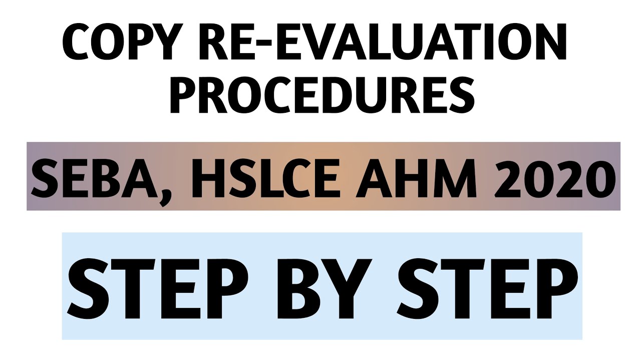 Re Checking Answer Script HSLC/AHM ANSWER SCRIPT RE-CHECKING| |HOW TO GET RECHECKED PHOTO COPY OF ...