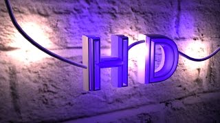 Cinema 4D tutorials create HD light text