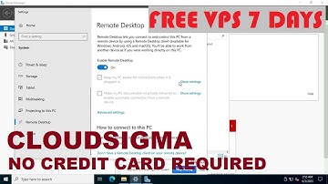 Free rdp 7 days Cloudsigma - Windows server 2022 RDP