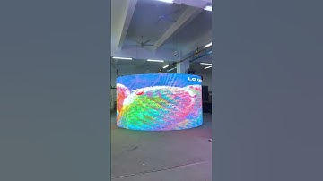 How to make curved creative shapes with the rental screen? #nseled #nseledcloud #nseledeurope