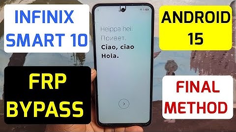 Infinix X6725 Frp Bypass Android 15 | Infinix Smart 10 Google Account Remove | 2025 Update