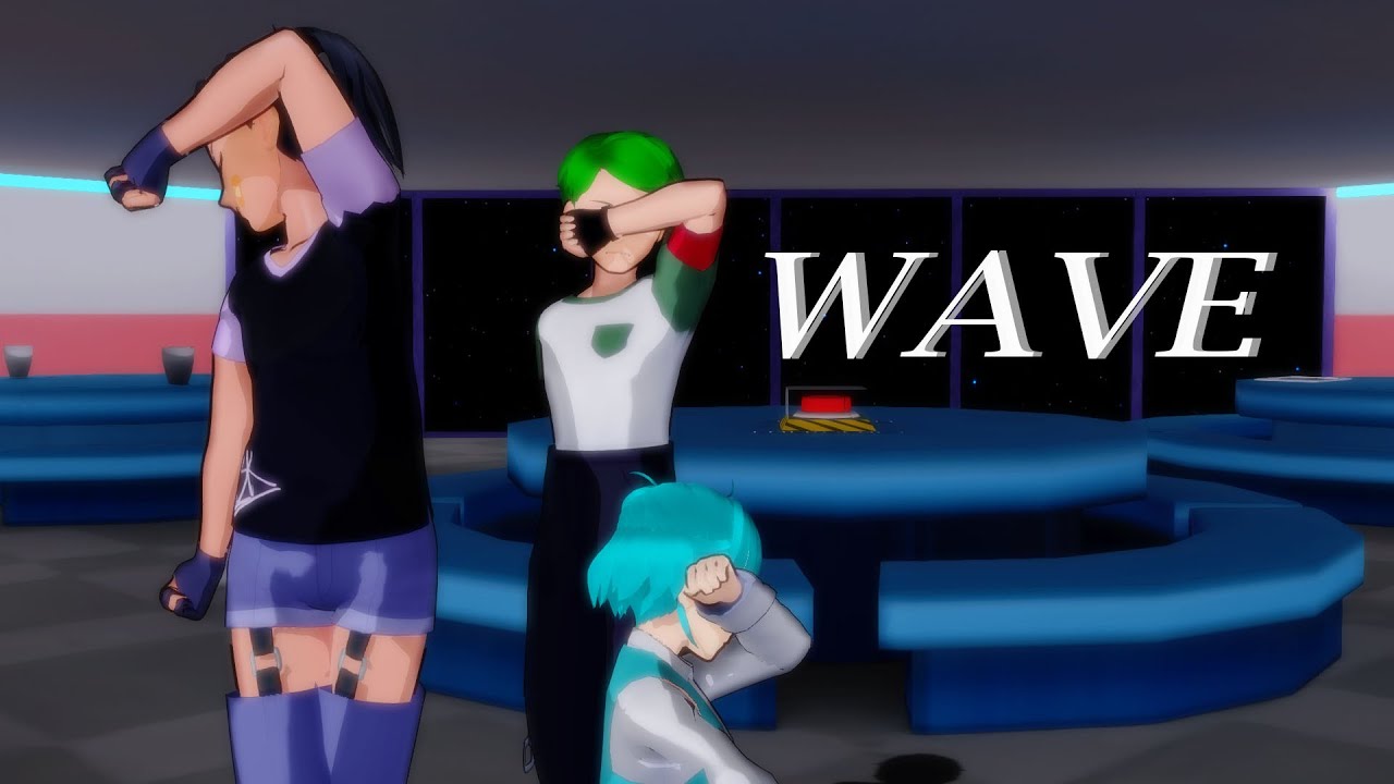 【MMD】WAVE || Green & Black & Cyan(Rodamrix)