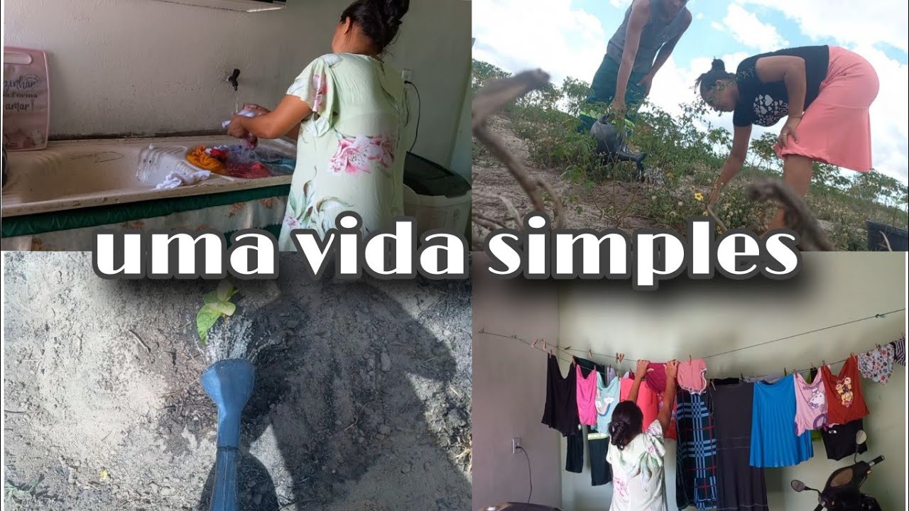 ROTINA LAVANDO ROUPA / morando no interior 