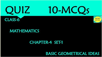 class 6 maths ch 4 quiz | class 6 maths ch 4 mcq | basic geometrical ideas questions and answers