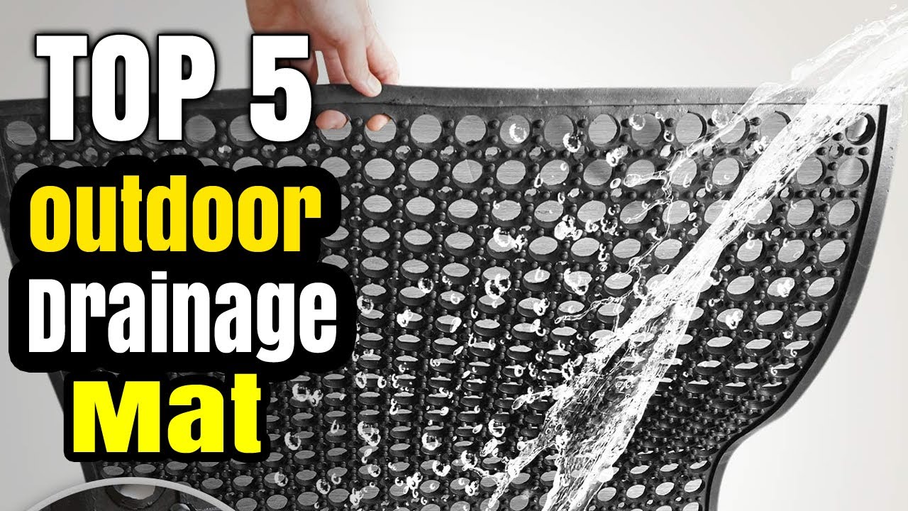 Best Outdoor Drainage Mat Durable Non Slip For Outdoor Kitchen Bathroom
