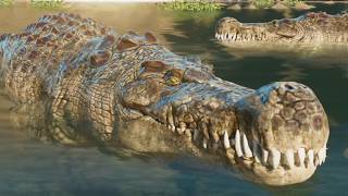 Deinosuchus With Alligator Sounds - Male & Female, Adult & Juvenile - JWE 3 Mods (4K 60FPS)