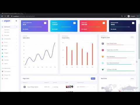Django Dashboard Argon PRO - Admin Panel coded in Django | AppSeed