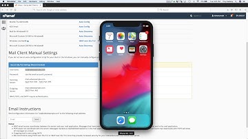 Adding an E Mail Account to Your iPhone from a cPanel Generated E Mail