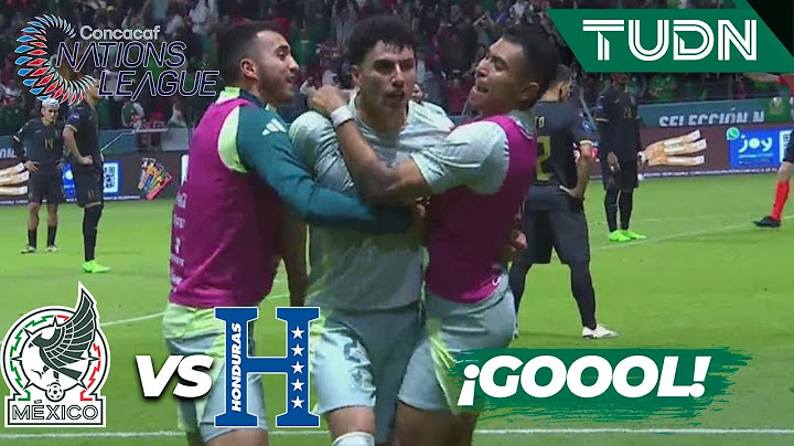 ¡REMONTADA! Golazo de Jorge Sánchez | México 3-0 Honduras | CONCACAF Nations League 2024 | TUDN