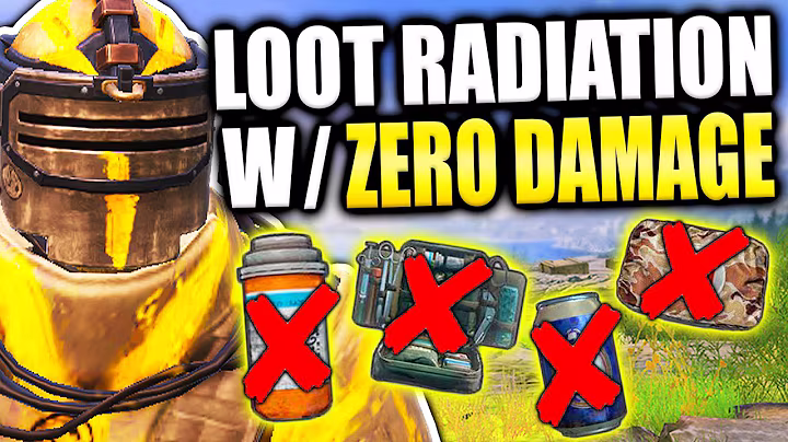 How to *LOOT RADIATION* with *ZERO DAMAGE* on METRO ROYALE!
