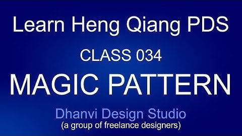 Heng Qiang Class 034 SEAMLESS PATTERN