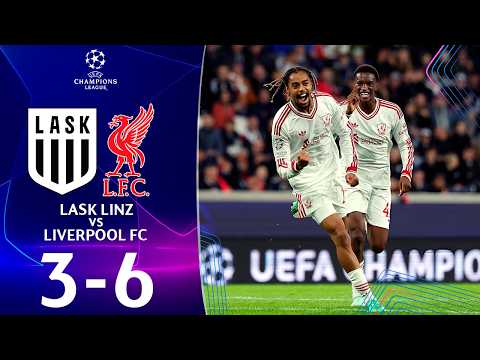 LASK - Liverpool | 3-6 | Highlights | UEFA Champions League 2026/27 | liverpool lask