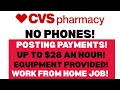 CVS Health Remote Job Opportunity | Posting Payments No Phones Work From Home Job 2025
