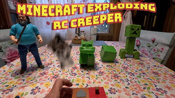 #1160 Minecraft Exploding RC Creeper
