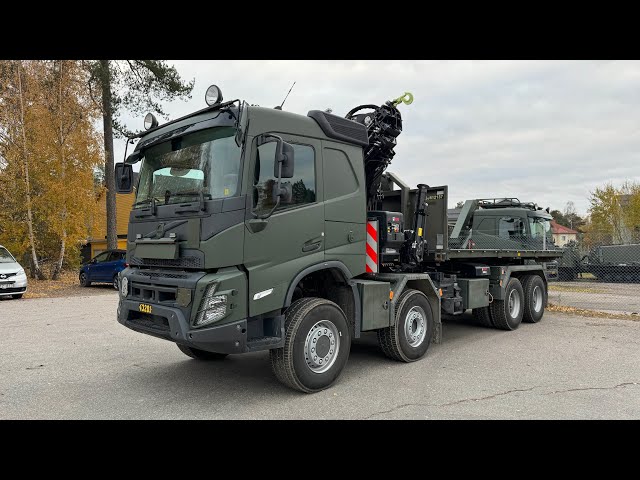 Swedish Volvo showed FMX 8x8 military truck with British armor