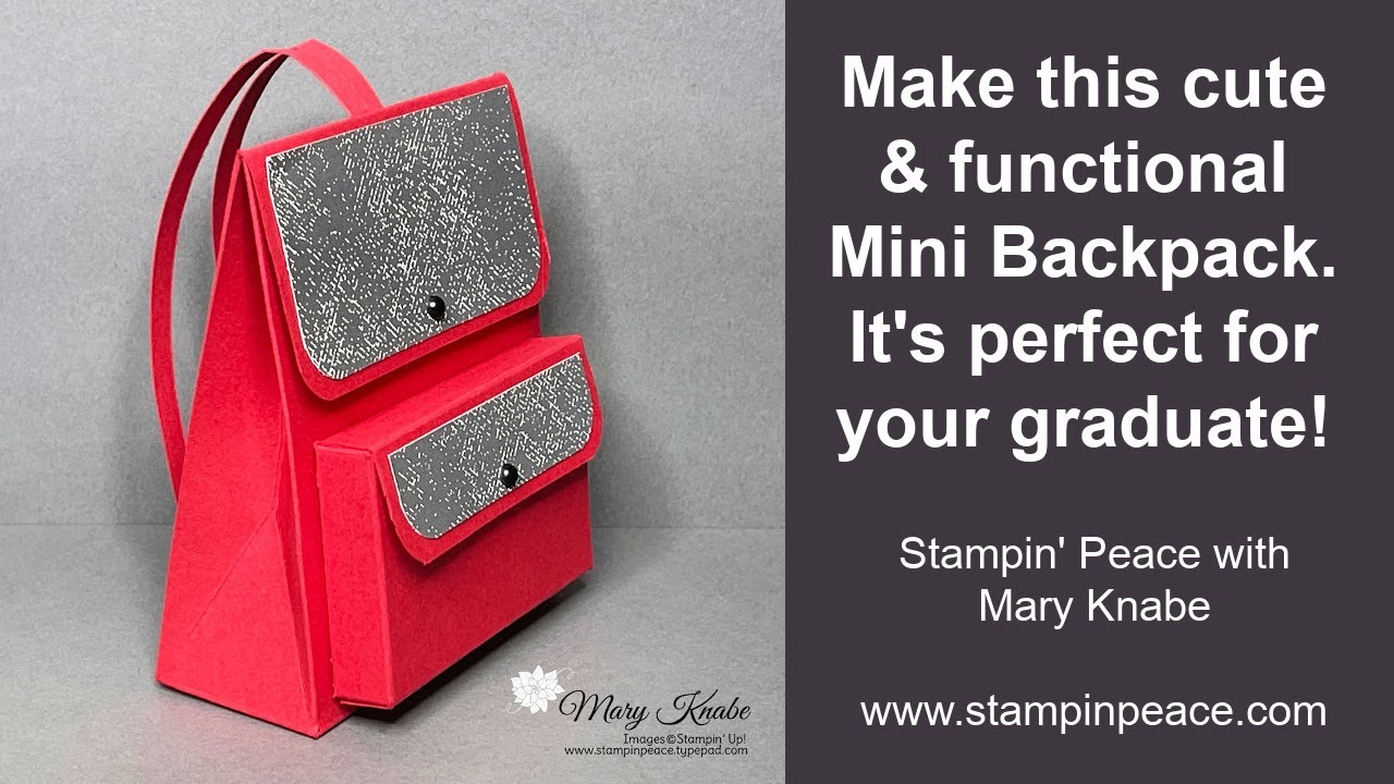 Cute & Functional Mini Backpack - YouTube