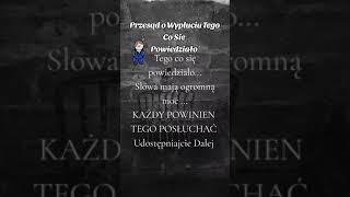 Przesąd O Wypluciu Tego Co Się Powiedziało Ądy