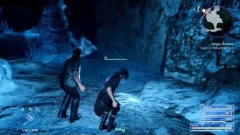 FINAL FANTASY XV | Exploring the cave behind the waterfall part 1